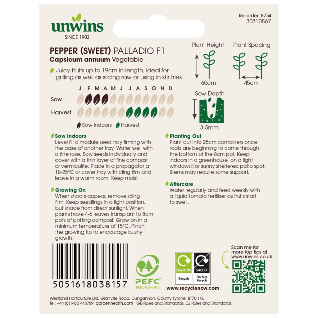 Unwins Pepper Sweet Palladio Seeds 5051618038157 2